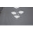 Modern 4-Light Brown Led Pendant Light With 3-Color Dimmable