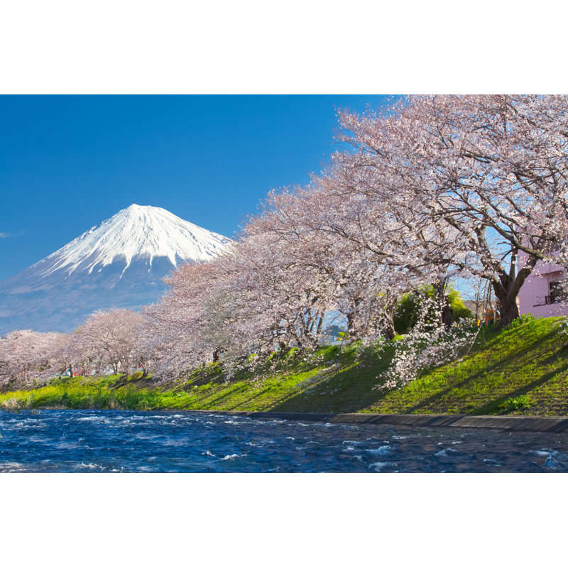 Mountain Fuji - Wrapped Canvas Print, 20cm H x 30cm W x 3.8cm D
