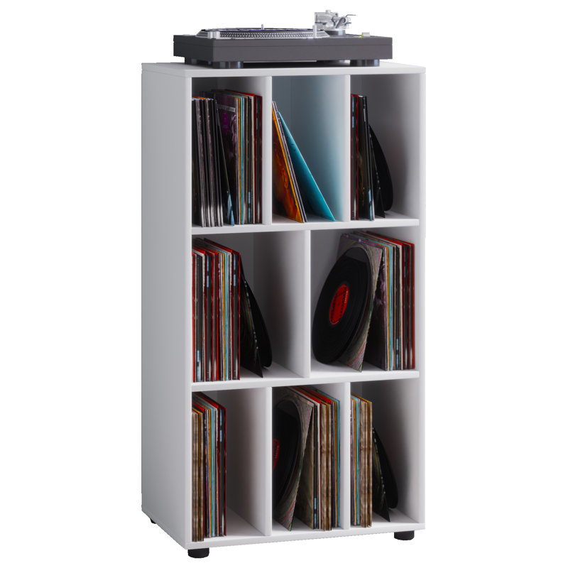 Toucha 114cm H x 60cm W Cube Bookcase, White