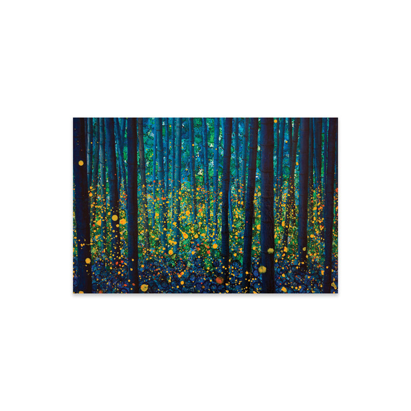Fireflies par DB Waterman - impression non encadrée, H 16 po x l 24 po x P 0,25 po