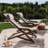 Beach Sling Chair - Grey (2 ) Ideal For Backyard Lounging. Canvas, Comfortable Pillow Included. Wood Made. 41.62 In. Width, 32.04 Height, 25.75 Depth. 21.68 Lb. Chair. Package: 57 Depth, 26.75 8.25