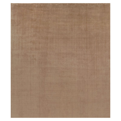 Rug & Kilim’S Oversized Contemporary Textural Rug In Beige-Brown Tones