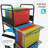 Kynsley 89cm H x 42cm W File Cart with Wheels-80889576