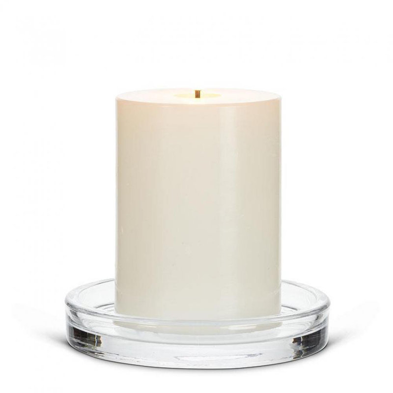 0.75'' H Glass Tabletop Dish