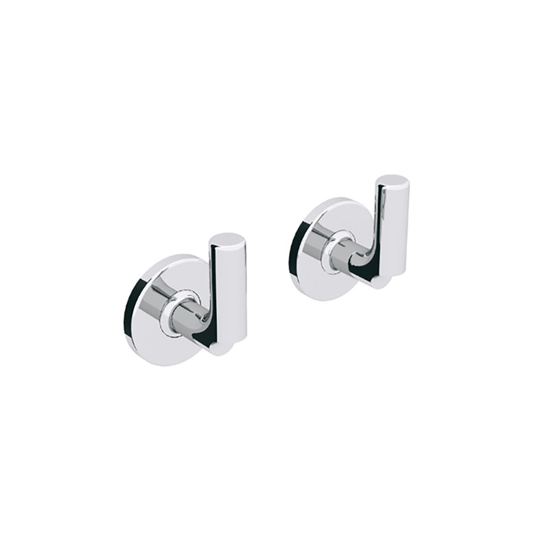 Sbeca Wall Mounted Bathroom Hook, Polished Chrome
