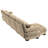 Luxurious L-Shaped Velvet Sofa-1718990669