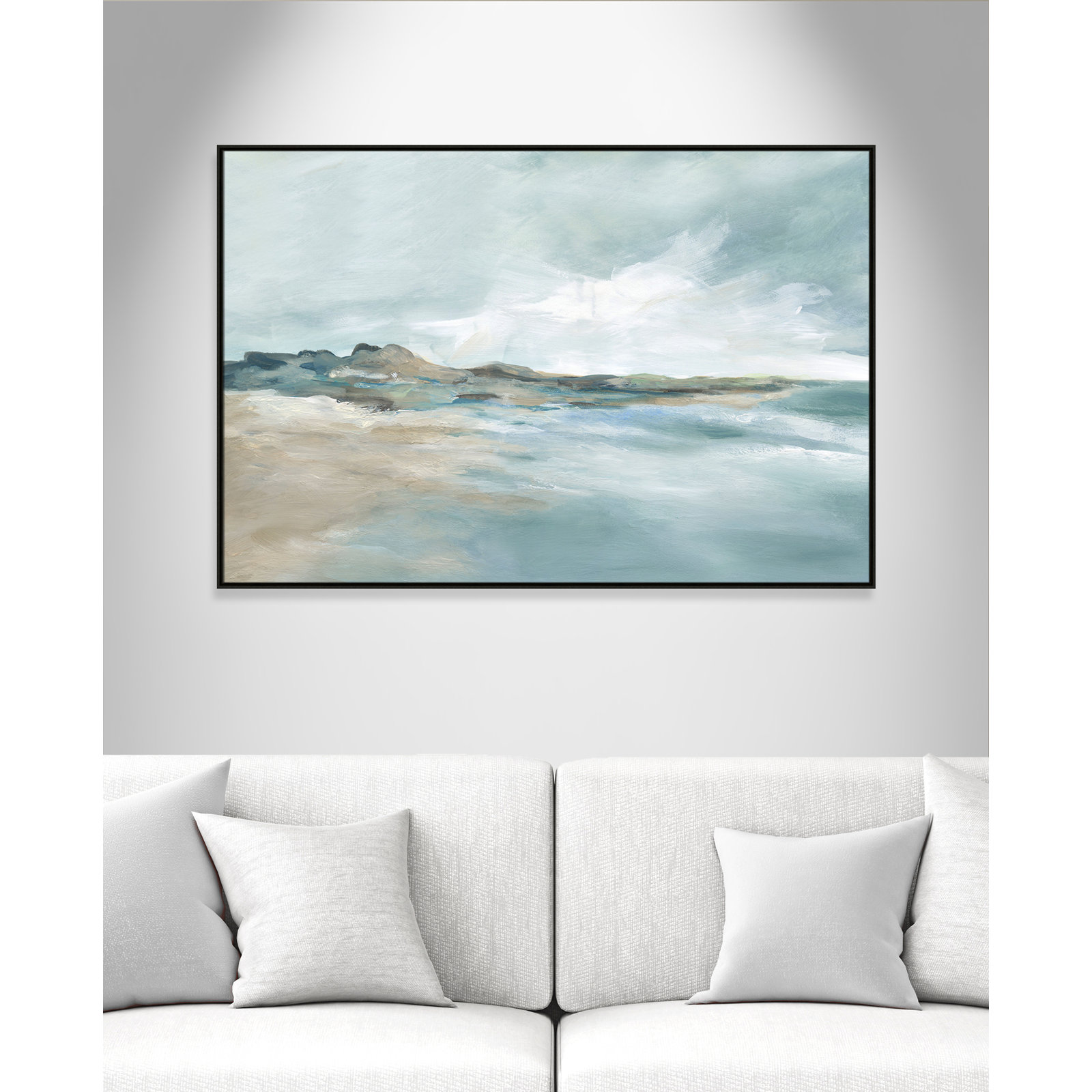 Sandpoint Print by Carol Robinson, Espresso, 41.5" H x 61.5" W
