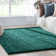 Papastamelos Basics Emerson Plain Textured Green Shag Area Rug