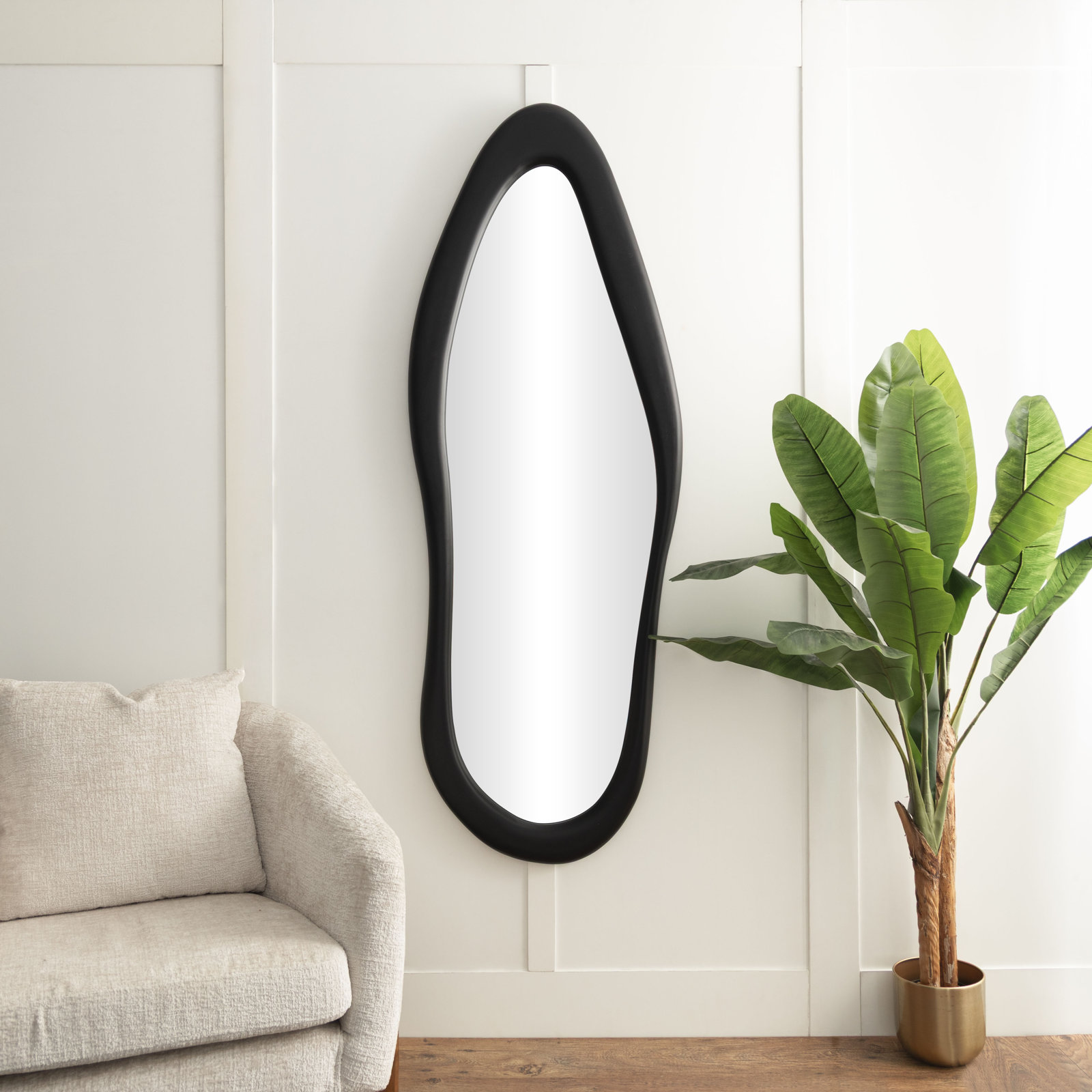 Garber 24" Full-Length Mirror, Black