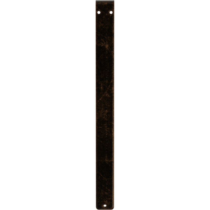 Support en fer forgé Versailles, Bronze vieilli, H 15 po x l 1,5 po x p 12 po