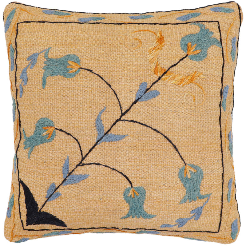 Housse et insert de coussin carré 100% laine