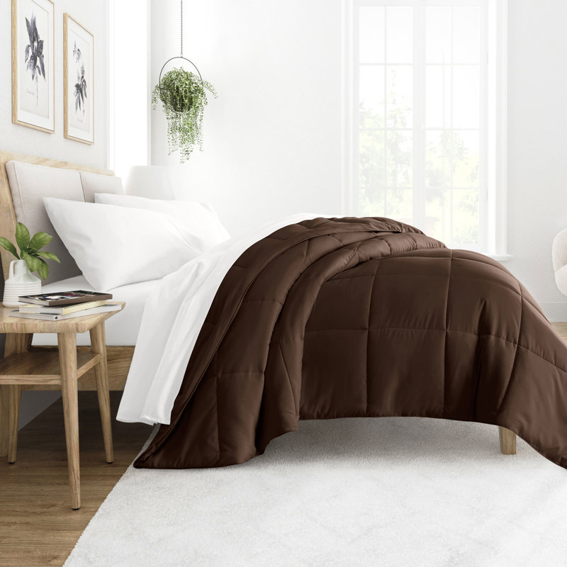 King Cocoa Microfiber Down Alternative Comforter