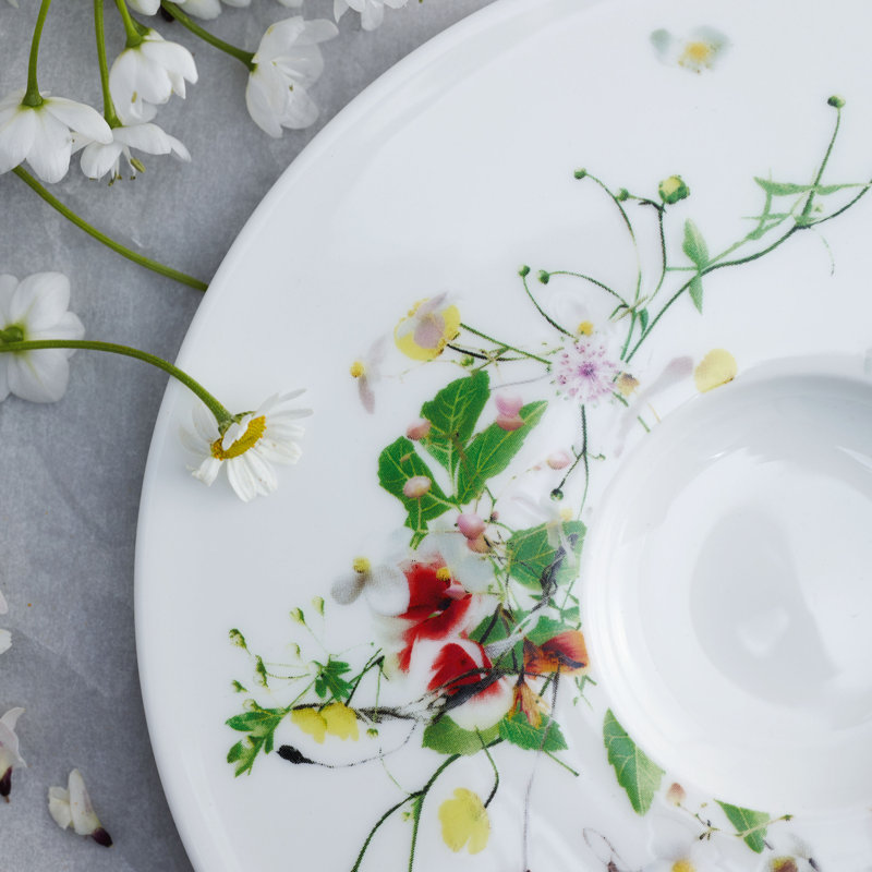 Brillance Fleurs Sauvages Bone China Saucer