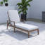 Fauteuil inclinable d'extérieur réglable en aluminium