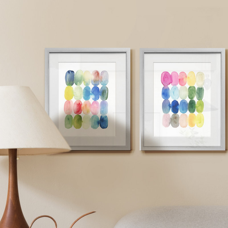 " Colour Melt I-Framed 2 Piece Set - Black " 2 - Pieces