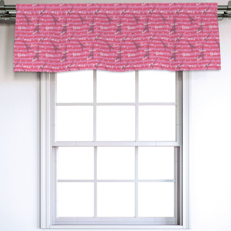 Sateen Ruffled Window Valance