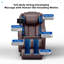 Le cadeau parfait pour la détente et la santé! Fauteuil de massage Zero Gravity avec chauffage de la hanche, massage des pieds et couverture gonflable complète