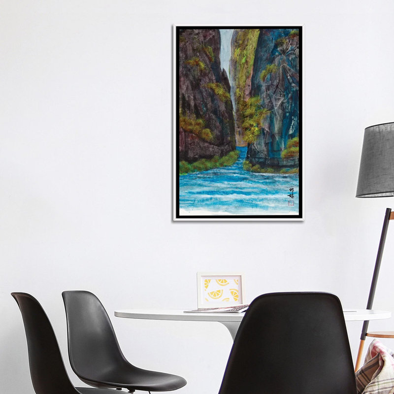 Cathedral Rocks 1 Piece Wall Art on Canvas, 101.6 cm H x 66.04 cm W x 4.445 cm D, White