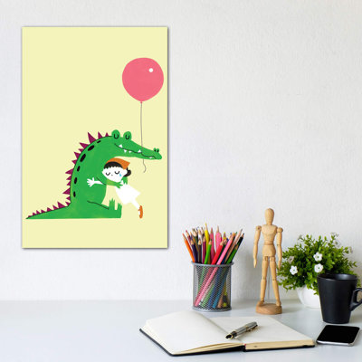 «Crocodile Hug» par Big Nose Work - impression d'art graphique