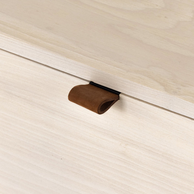 Loki Media Console - Wash Poplar, Dove Poplar