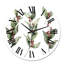 Horloge murale traditionnelle de Noël avec branches et Berrie rouge-60281347