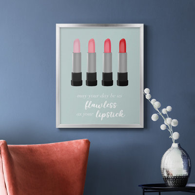 Flawless Lipstick Premium Framed Canvas - Ready to Hang