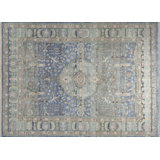 Contemporary One-of-a-Kind Rectangle 8'2" X 10'1" Hand Knotted Area Rug
