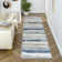 Abstract Blue/Beige/Gray Area Rug