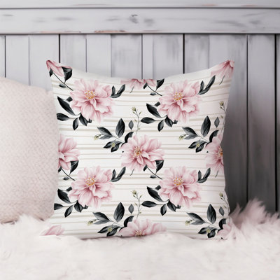 Floral Stripes and Flowers VI Flowers Glam & Shabby Chic