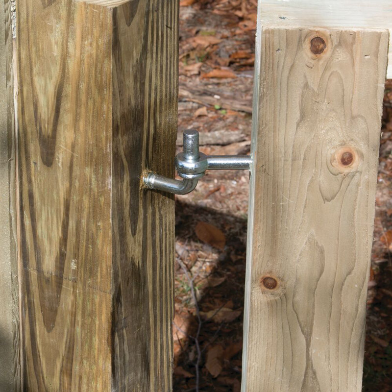 Screw Hook and Eye Hinge