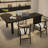 Black Rectangular Solid Wood desk-108954308-108954306