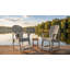Chaise bistro Adirondack avec repose-pieds encastré Weathercraft-740248641