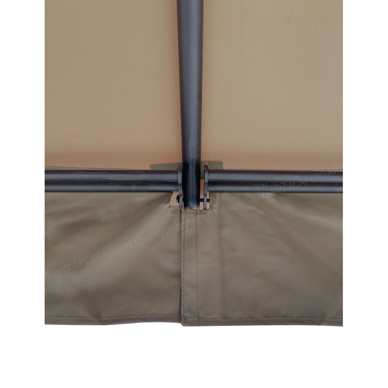 Tan Polyester Replacement Canopy Top for 10' x 10' Gazebo