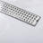 27.56 Inch Linear Shower Drain With Leveling Feet Stainless Steel Floor Drain Rectangular Shower Floor Linear Drain With Hair Strainer-125951278