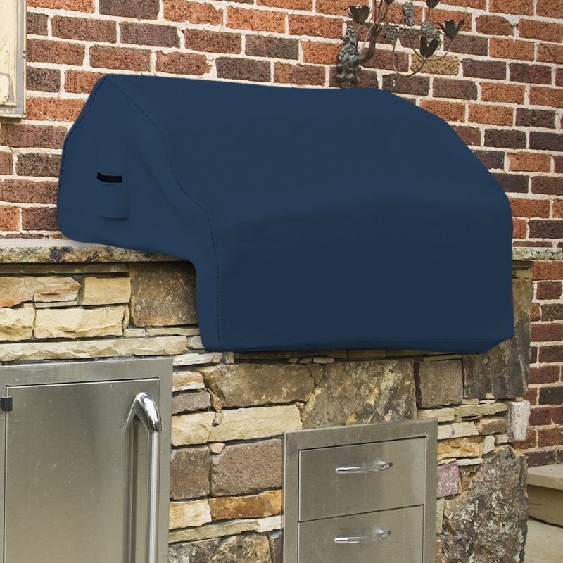 Blue Elephant 144.8cm W x 76.2cm D Grill Cover, Blue