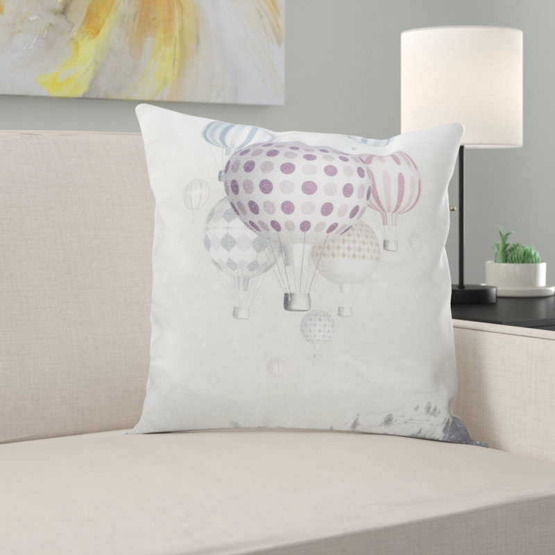 Winter Dreamflight Pillow, 18" x 18"