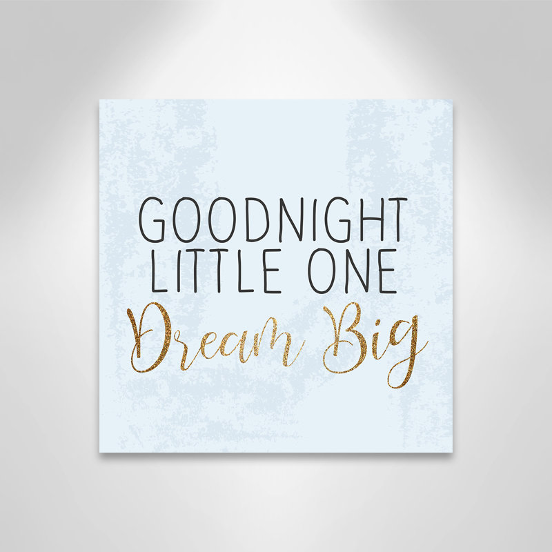 Bonne nuit 2, H 16 po x l 16 po x P 1,5 po, Toile