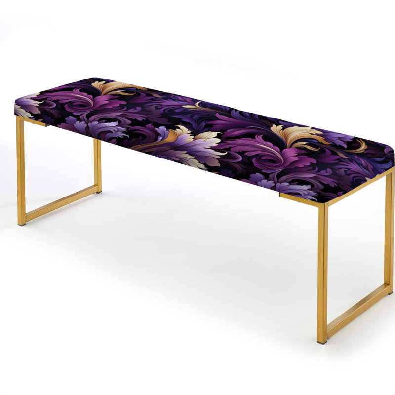 Banc rembourré or, Deep Purple Royal Ragdolls