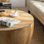 Ensemble de tables basses en forme de seau de style rétro (ensemble de 2)