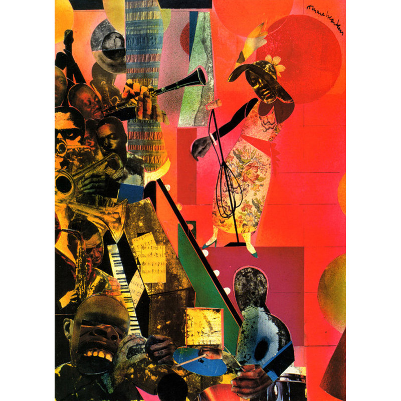 Les Bleus, 1974, H 18 po x l 13 po
