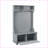Hall Tree with Shoe Rack Bench &amp; Coat Hooks, Modern Classic Gray Entryway Storage | MDF | Gray-1540757506