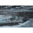 Cool Blue Abstract Area Rug 6x8 for Modern Living Rooms