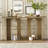 Modern And Curved Design Ash Veneer Console Table With Shelf,Suitable For Entryway,Hallway Living Room,Foyer,Corridor-239626564