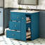 Meuble-lavabo autoportant avec lavabo en céramique
