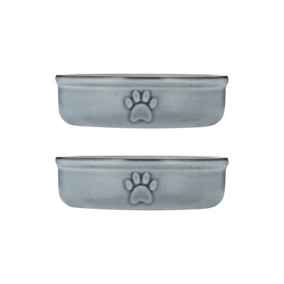 Mason Cash Reactive Paw Bowls 18cm (set of 2)