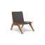Draper Teak Outdoor Woven Chat Chair