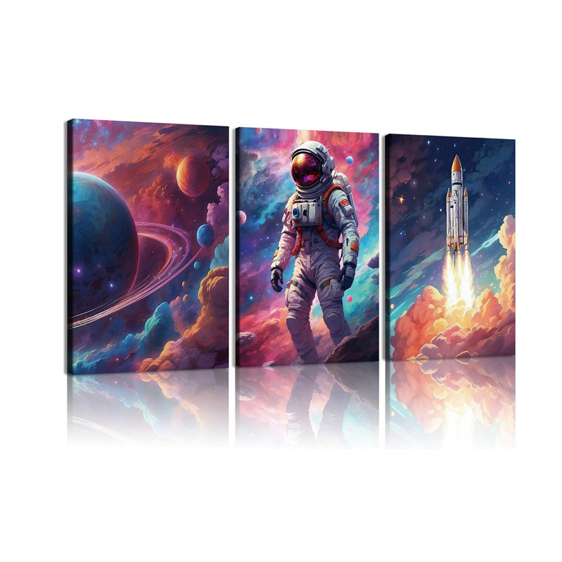 3 Piece Wrapped Canvas Print