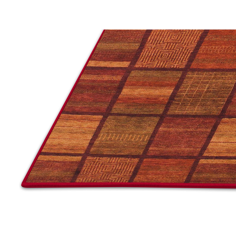 Shirl Abstract Indoor Rug, Rectangle 5' x 7'