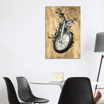 Metallic Rider II by Annie Warren - Wrapped Canvas Print