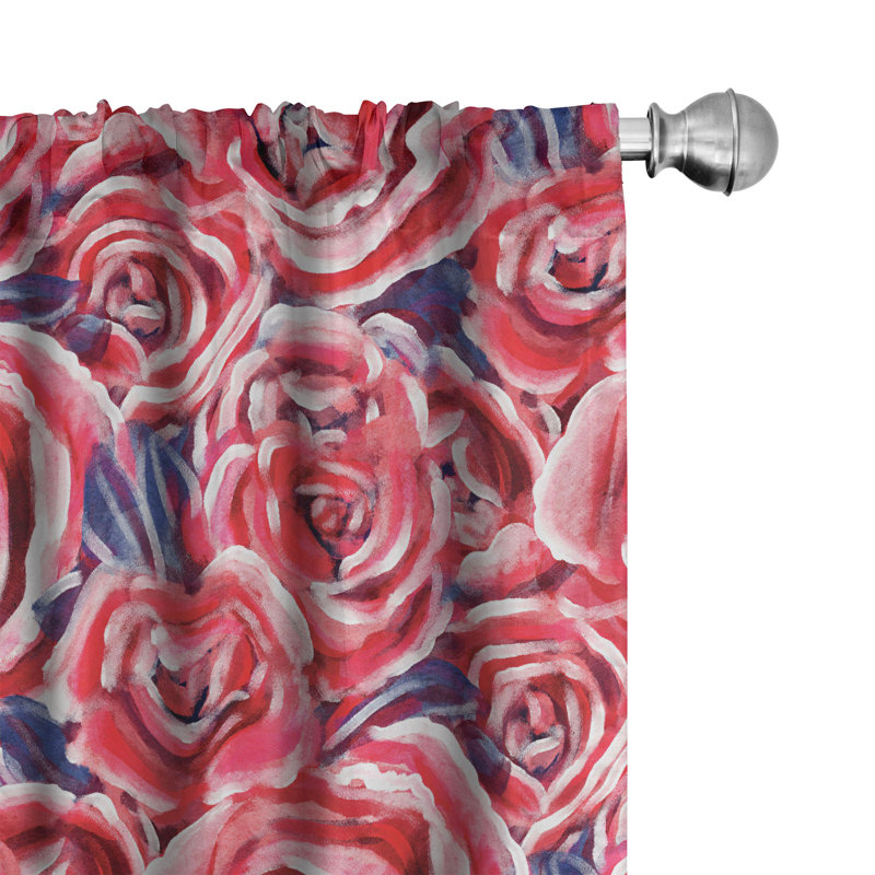 Semi Sheer Curtain Pair, 28" W x 63" L